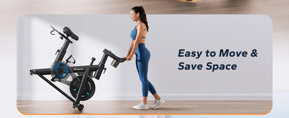 MERACH Exercise Bike Brake Pad/Magnetic Stationary Bike with Exclusive App