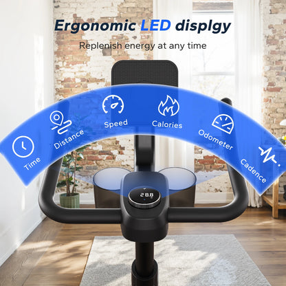 MERACH Exercise Bike Brake Pad/Magnetic Stationary Bike with Exclusive App