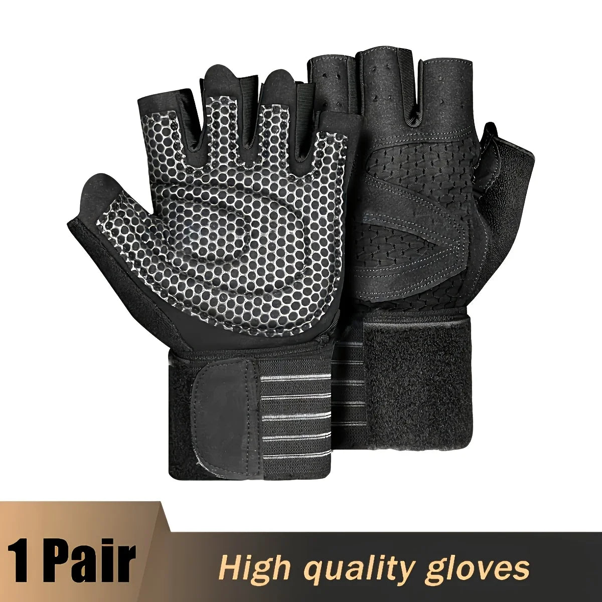 Weight Lifting Gloves with Wrist Support