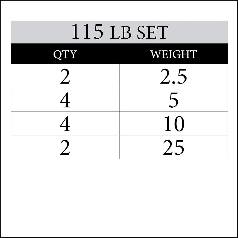 7 ft Weight Bar Set