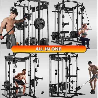 Training Squat Rack with Smith Bar