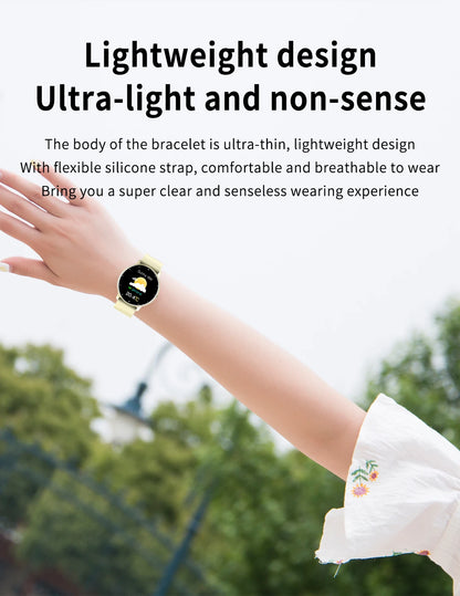 LIGE Smart Watch Men Women Full Touch Screen Sport Fitness Watch, Waterproof, Bluetooth Call For Android IOS Smartwatches