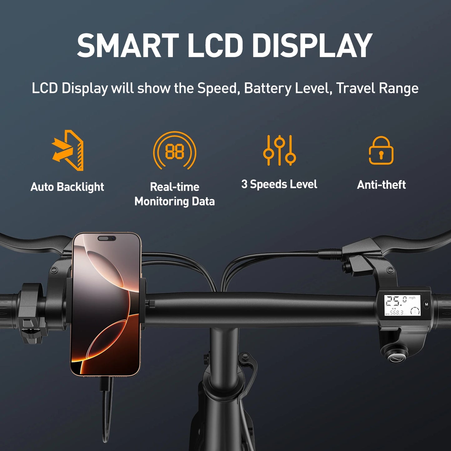 Folding Electric Bike 19 MPH Speed 30 Miles Long Range 48V 20AH/15AH/10Ah Battery,500W Motor, Compact Portable E-Bike for Adults