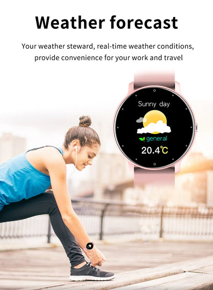 LIGE Smart Watch Men Women Full Touch Screen Sport Fitness Watch, Waterproof, Bluetooth Call For Android IOS Smartwatches