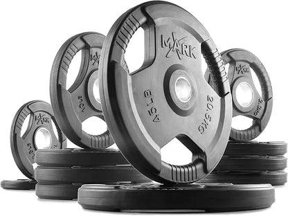 Rubber Coated Weight Plate Set