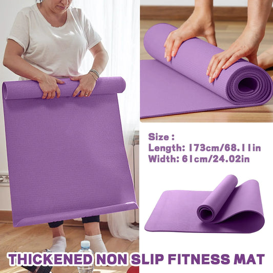Yoga Mat Eco Friendly EVA Folding Travel Fitness Exercise Mat