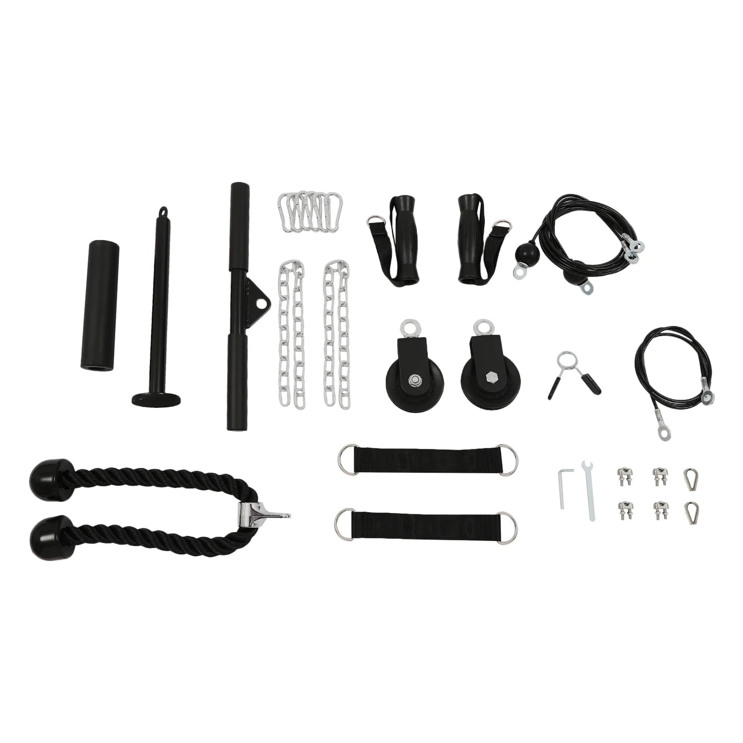 Cable Weight Pulley System, Home Gym Equipment, Fitness Pulley Cable System
