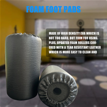 High Density Foam Roller Replacement Foam Foot Pads for Home Gym Exercise Machines Equipments, Weight Bench Curl Attachment