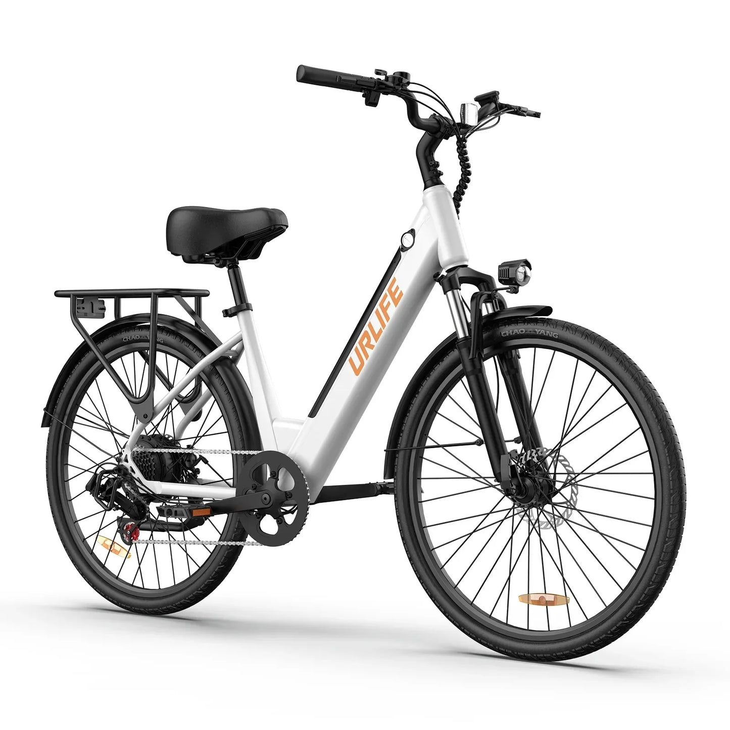 URLIFE E26 26" Step Through Electric Bike 750W Peak Motor 48V 10.4Ah Battery (US edition)