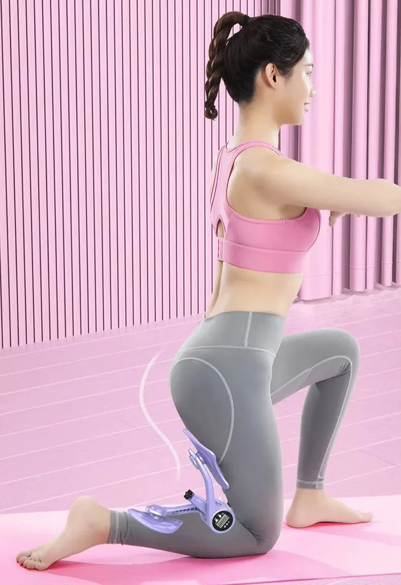 Digital counter thigh fitness equipment