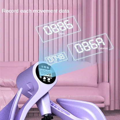 Digital counter thigh fitness equipment