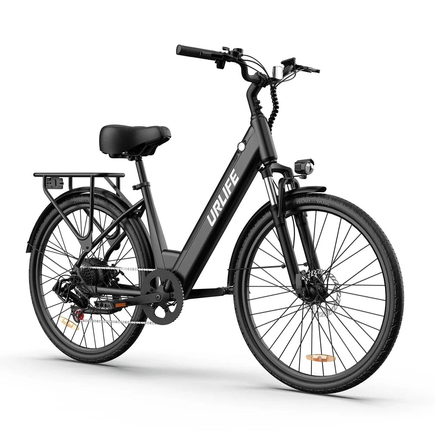 URLIFE E26 26" Step Through Electric Bike 750W Peak Motor 48V 10.4Ah Battery (US edition)