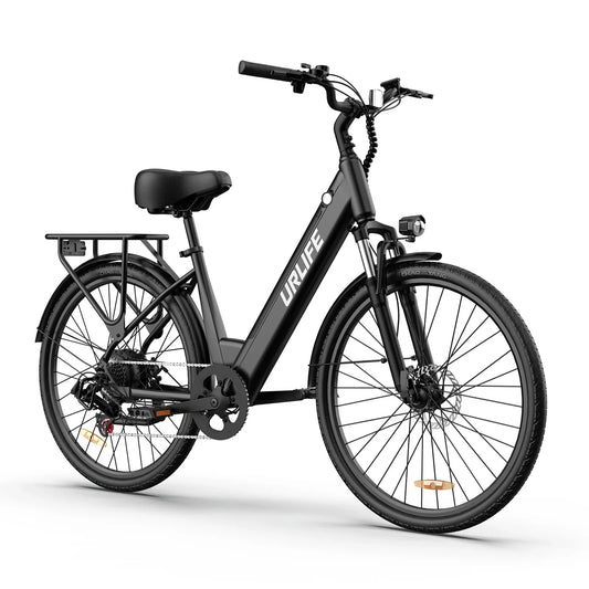 URLIFE E26 26" Step Through Electric Bike 750W Peak Motor 48V 10.4Ah Battery (US edition)