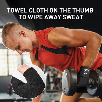 Workout Gloves Full Finger Touchscreen for Men Women with Padding Wrist Support