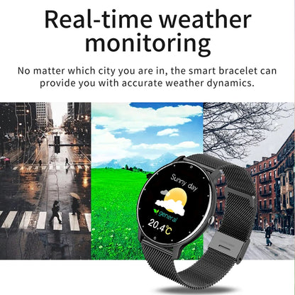LIGE Smart Watch Men Women Full Touch Screen Sport Fitness Watch, Waterproof, Bluetooth Call For Android IOS Smartwatches