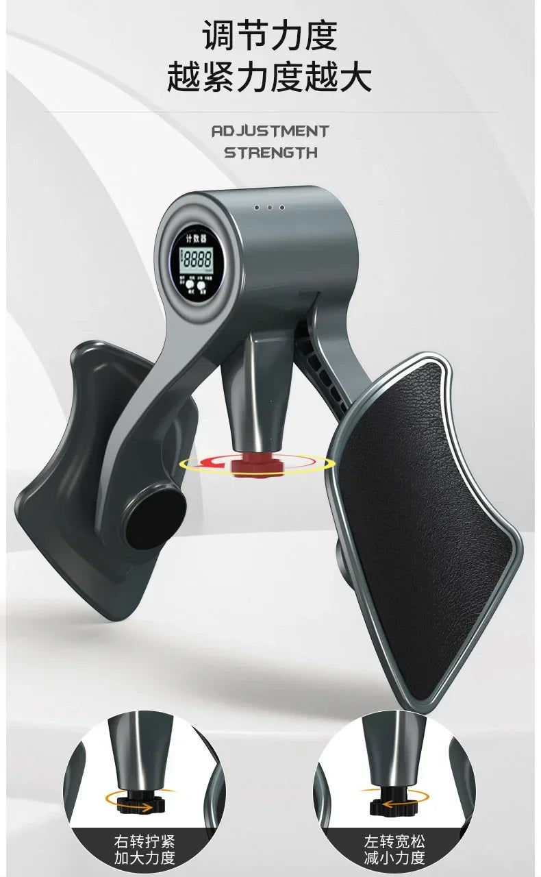Digital counter thigh fitness equipment