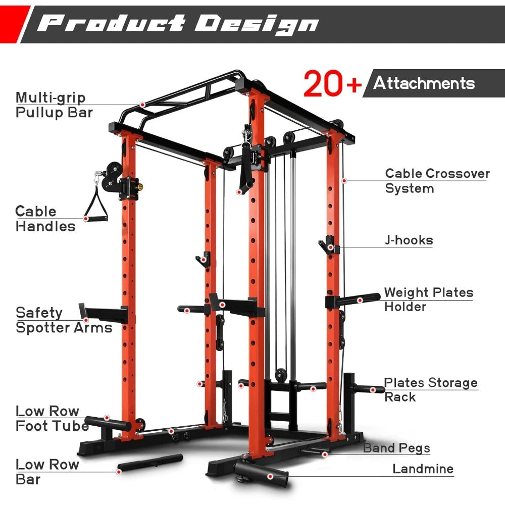 1000LB Squat Rack Training Machine
