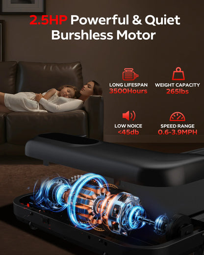 2.5 HP Treadmill With App