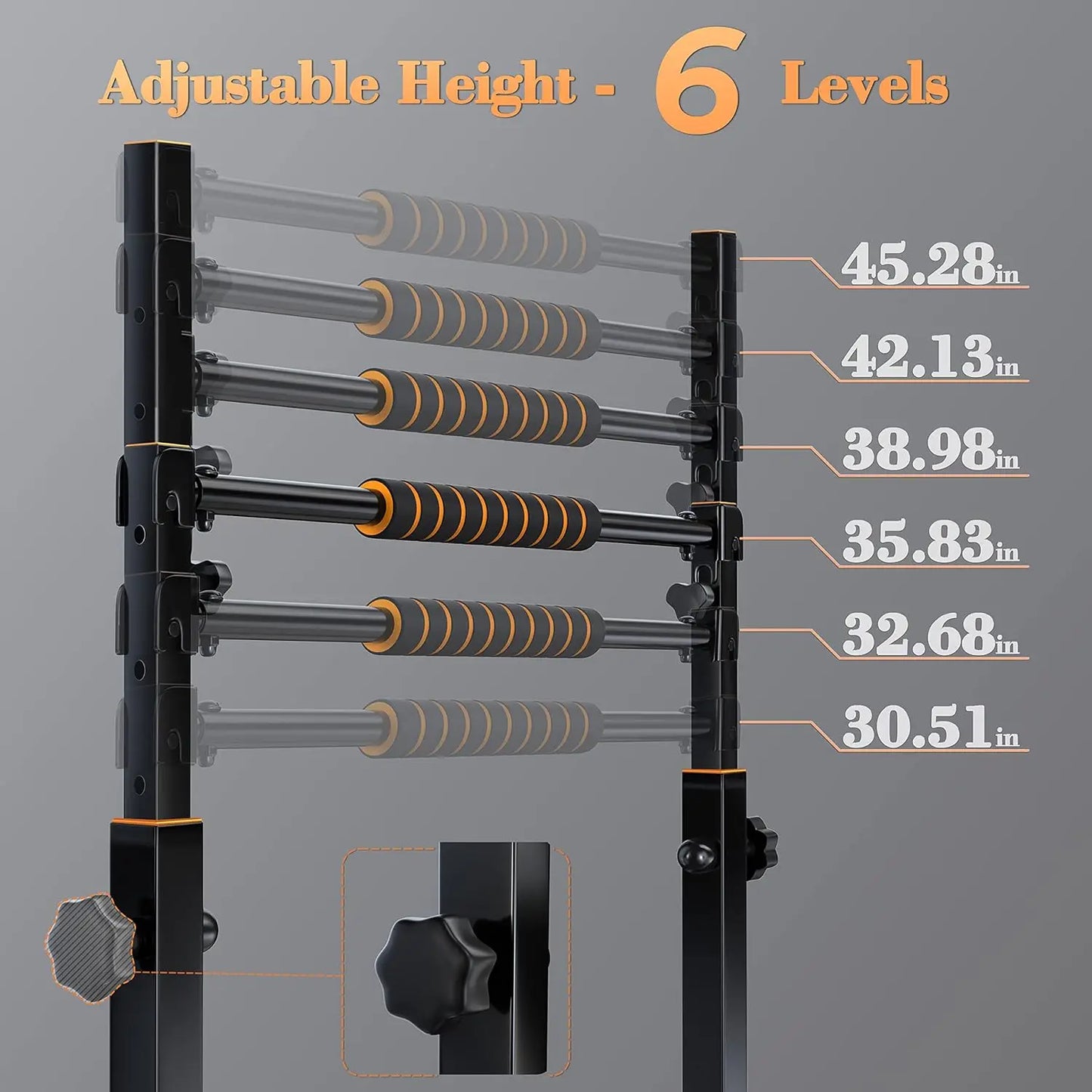 Adjustable Dip Stands Station for Home