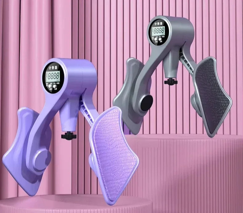 Digital counter thigh fitness equipment