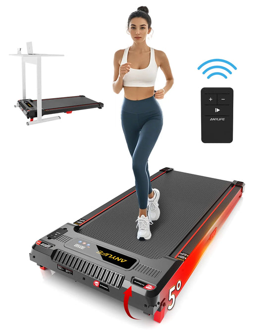 、2.5HP 2-in-1 Under Desk Walking Pad Treadmill