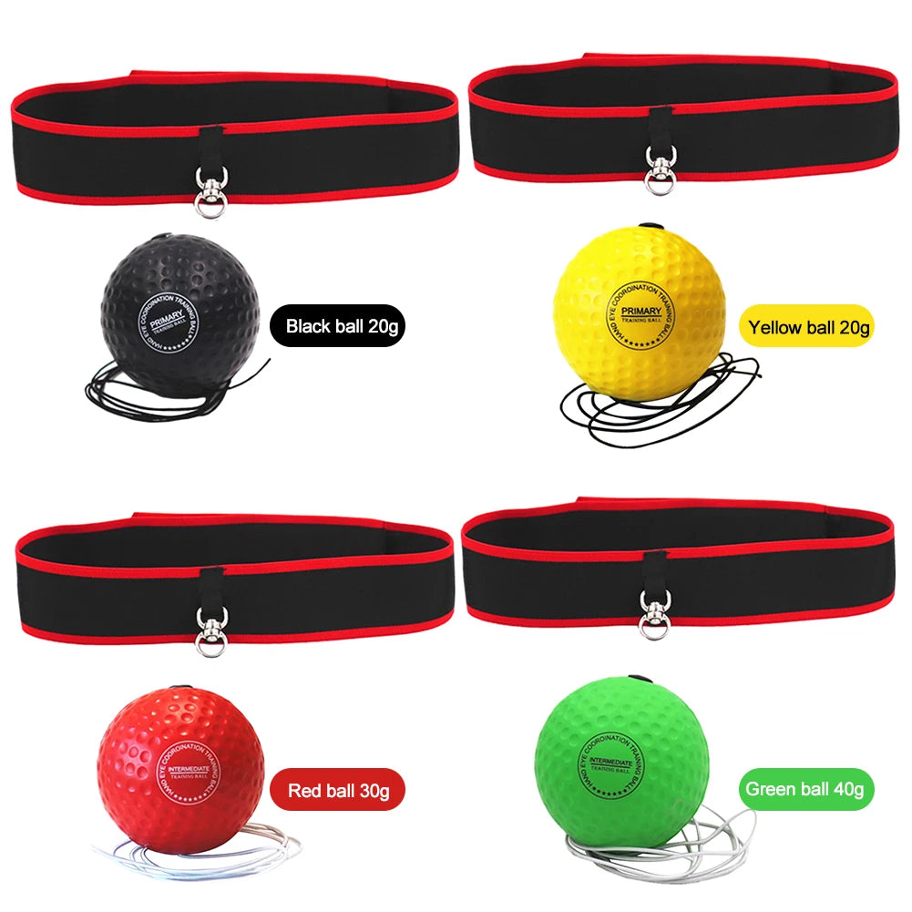Boxing Training Ball Ultimate Reflex Ball Improve Speed with Adjustable Headband