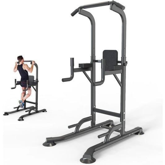 Adjustable Height Pull Up & Dip Station