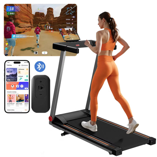 4in1 Treadmills for Home with Incline Foldable Handles Treadmill