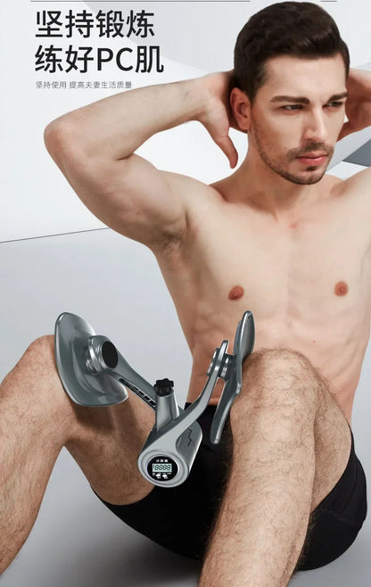 Digital counter thigh fitness equipment