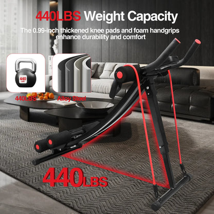Foldable Core & Abdominal Fitness Machine