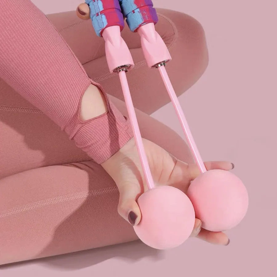 2 In 1 Training Adjustable Ropeless Skipping