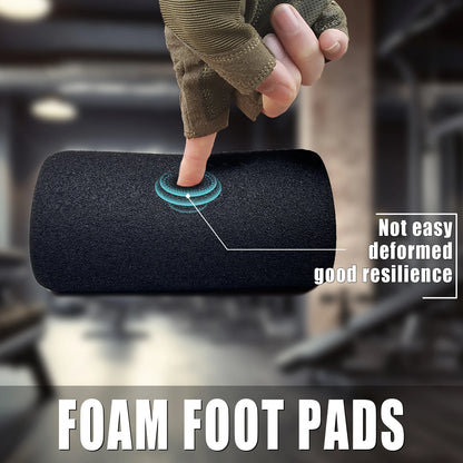 High Density Foam Roller Replacement Foam Foot Pads for Home Gym Exercise Machines Equipments, Weight Bench Curl Attachment