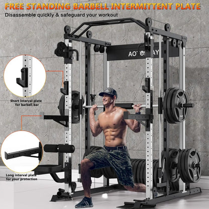 Training Squat Rack with Smith Bar
