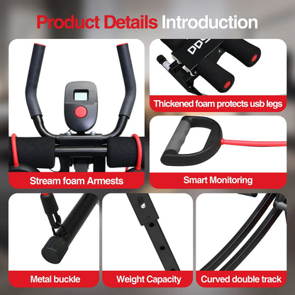 Foldable Core & Abdominal Fitness Machine