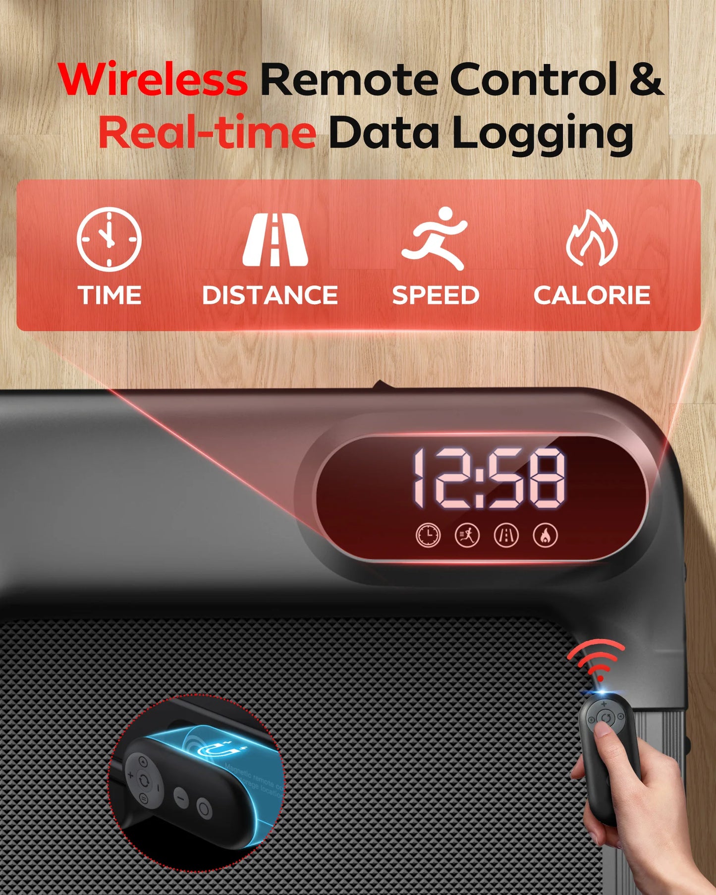 2.5 HP Treadmill With App