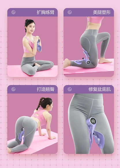 Digital counter thigh fitness equipment