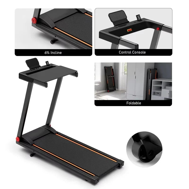 4in1 Treadmills for Home with Incline Foldable Handles Treadmill