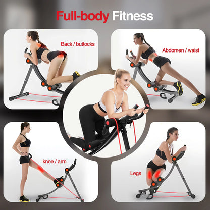 Foldable Core & Abdominal Fitness Machine