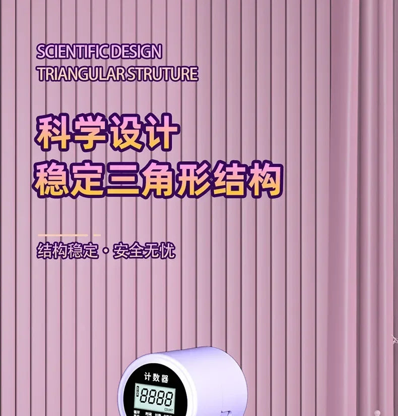 Digital counter thigh fitness equipment