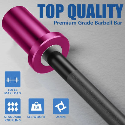5LB Mini Barbell Bar