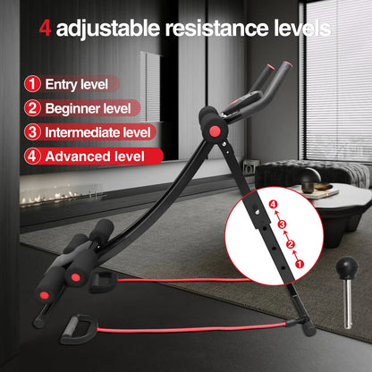 Foldable Core & Abdominal Fitness Machine