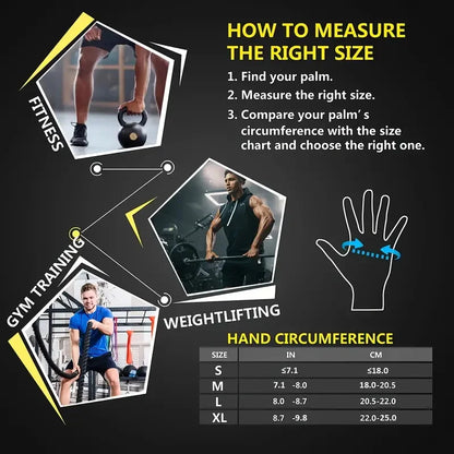 Weight Lifting Gloves with Wrist Support