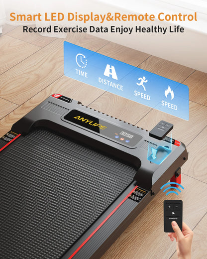 、2.5HP 2-in-1 Under Desk Walking Pad Treadmill