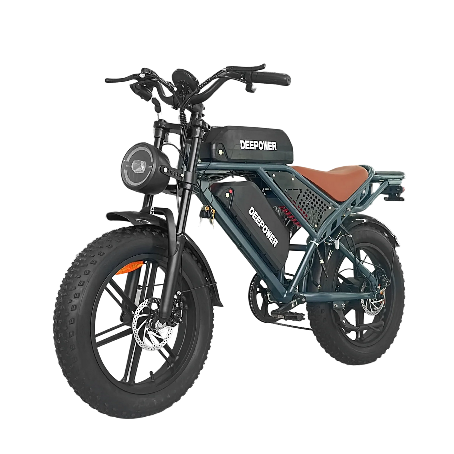Deepower Electric Bike QS7 1000W 48V 60AH 20 Inch Fat Tire