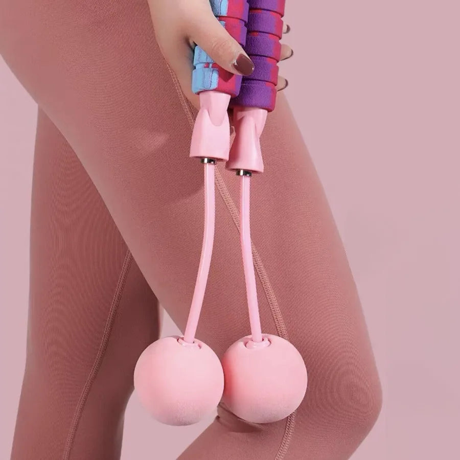 2 In 1 Training Adjustable Ropeless Skipping
