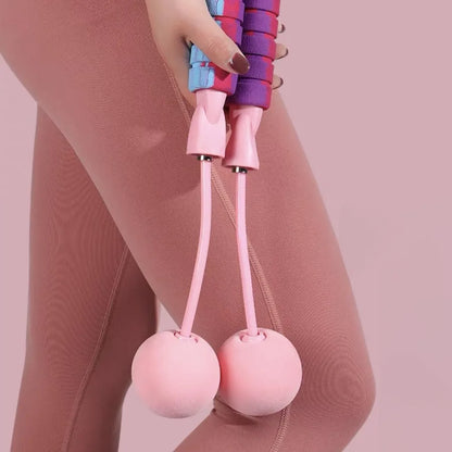 2 In 1 Training Adjustable Ropeless Skipping