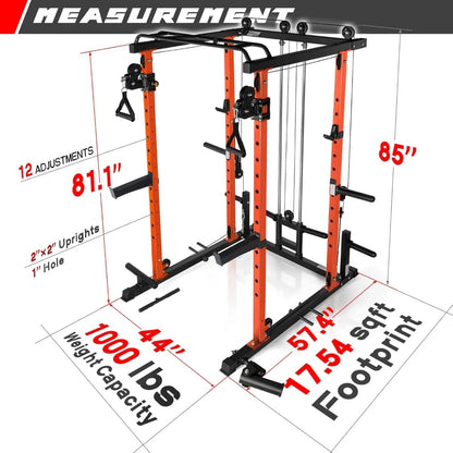 1000LB Squat Rack Training Machine