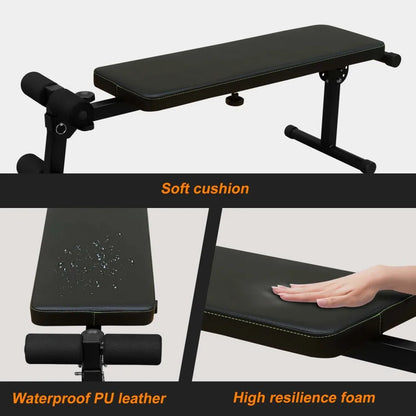Power Tower Dip Station Bench Pull Up Bar Stand Adjustable Height