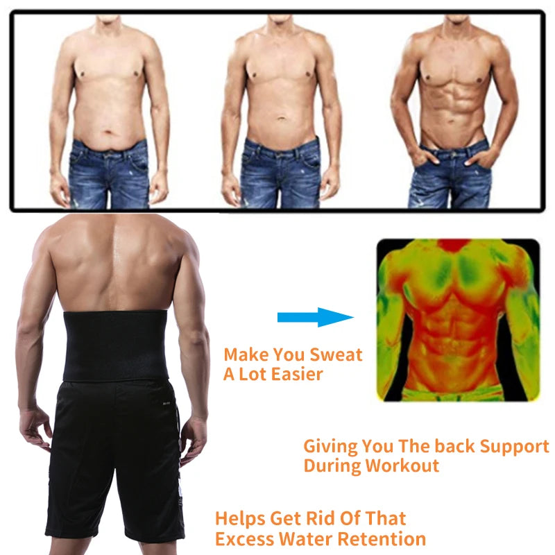 Sauna Waist Trainer Slimming Belt